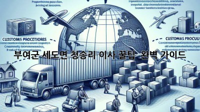 부여군 세도면 청송리 이사 꿀팁 🍯 완벽 가이드